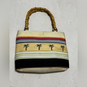 Vintage beach Bamboo Bag